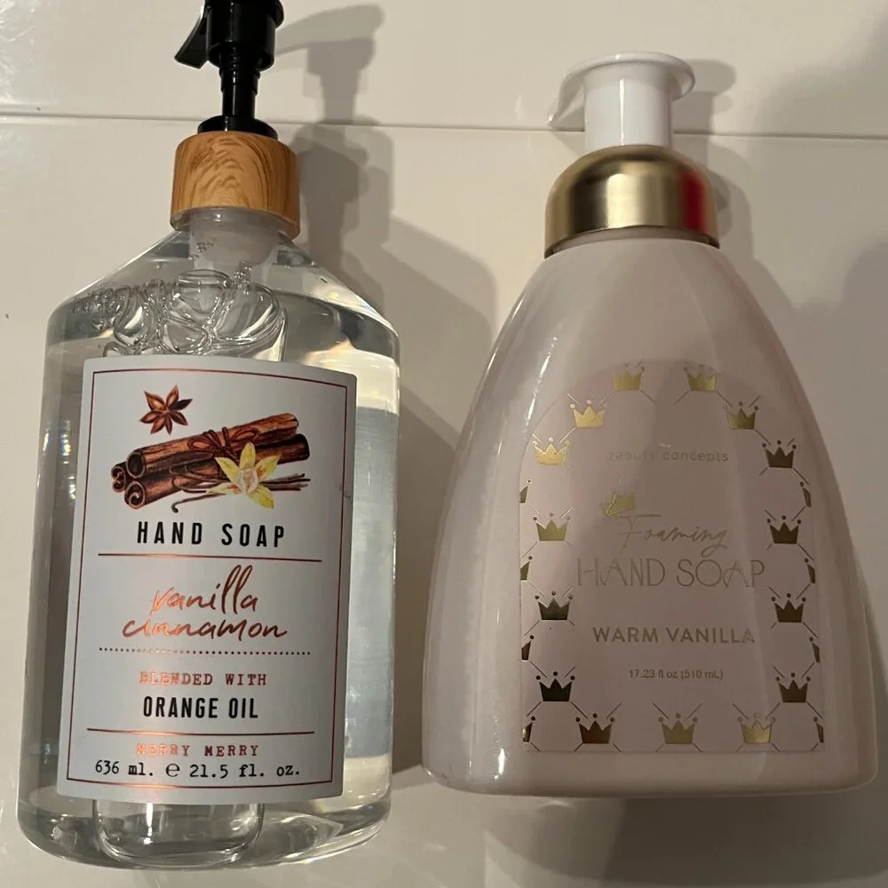 Hand‎ Soaps - Vanilla Scents (Set of TWO) (new/home/x)